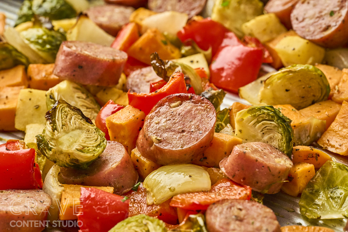 Chicken Sausage Sheet Pan Dinner