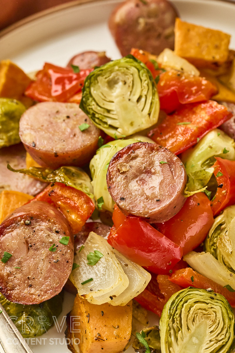 Chicken Sausage Sheet Pan Dinner