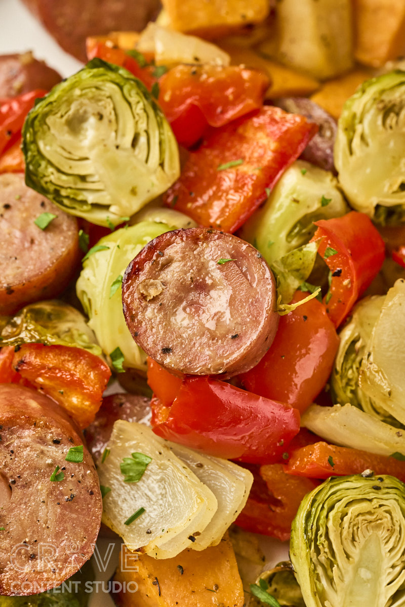 Chicken Sausage Sheet Pan Dinner