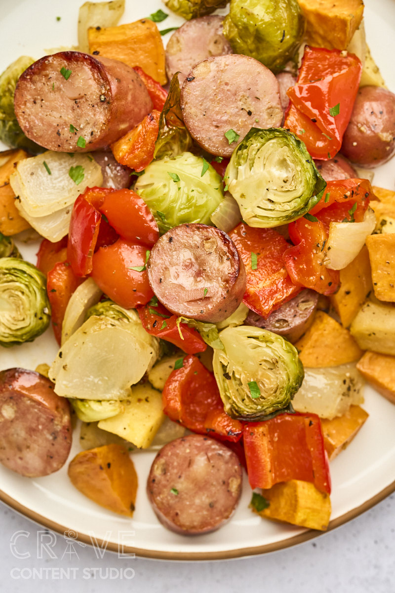 Chicken Sausage Sheet Pan Dinner