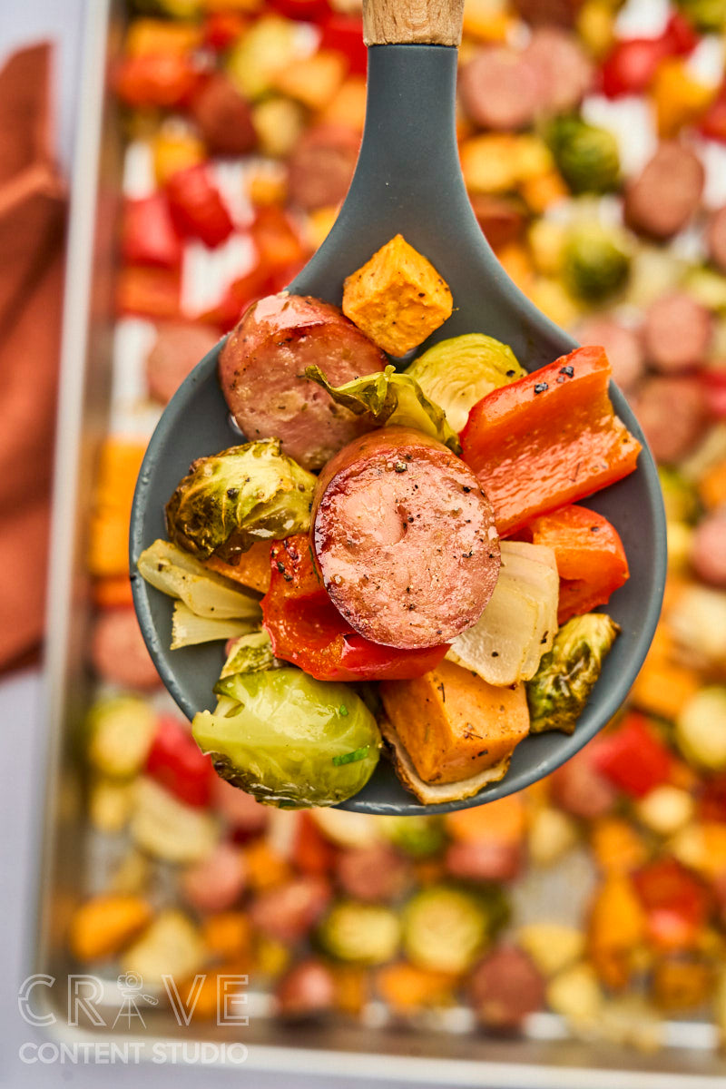 Chicken Sausage Sheet Pan Dinner