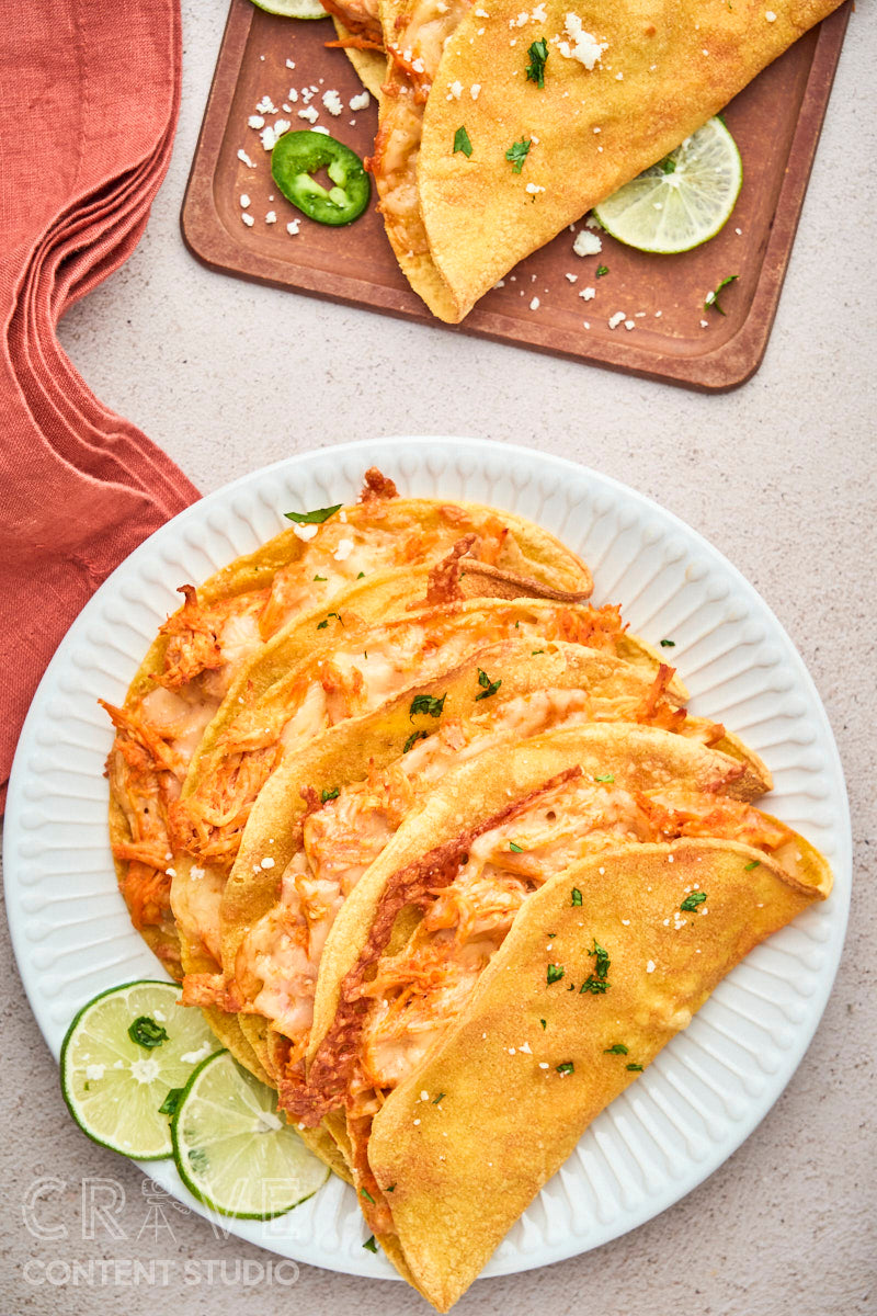 Crispy Buffalo Chicken Tacos