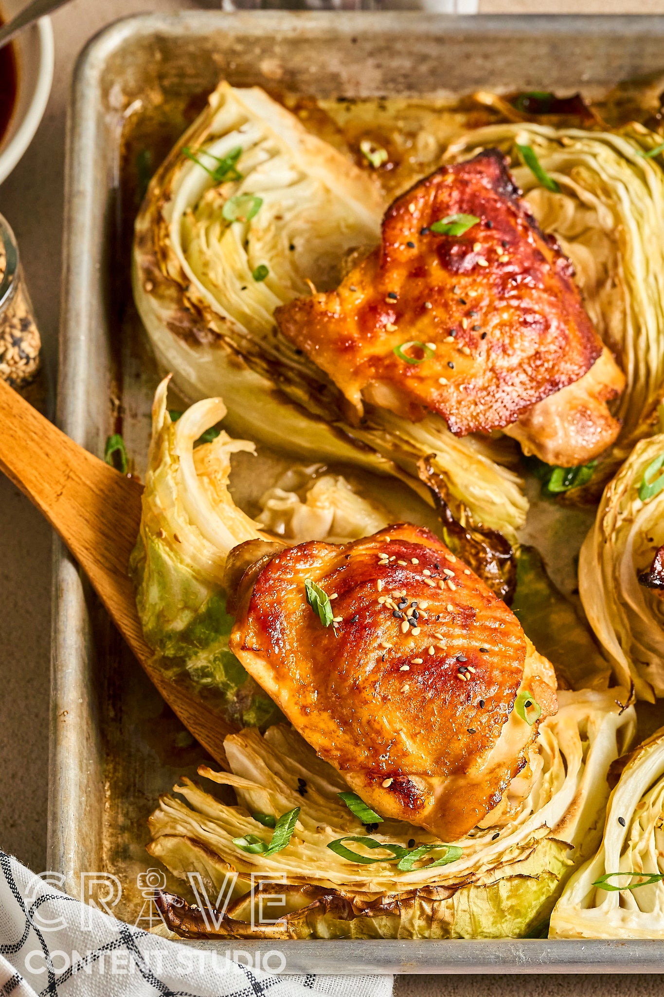 Sheet Pan Gochujang Chicken & Cabbage
