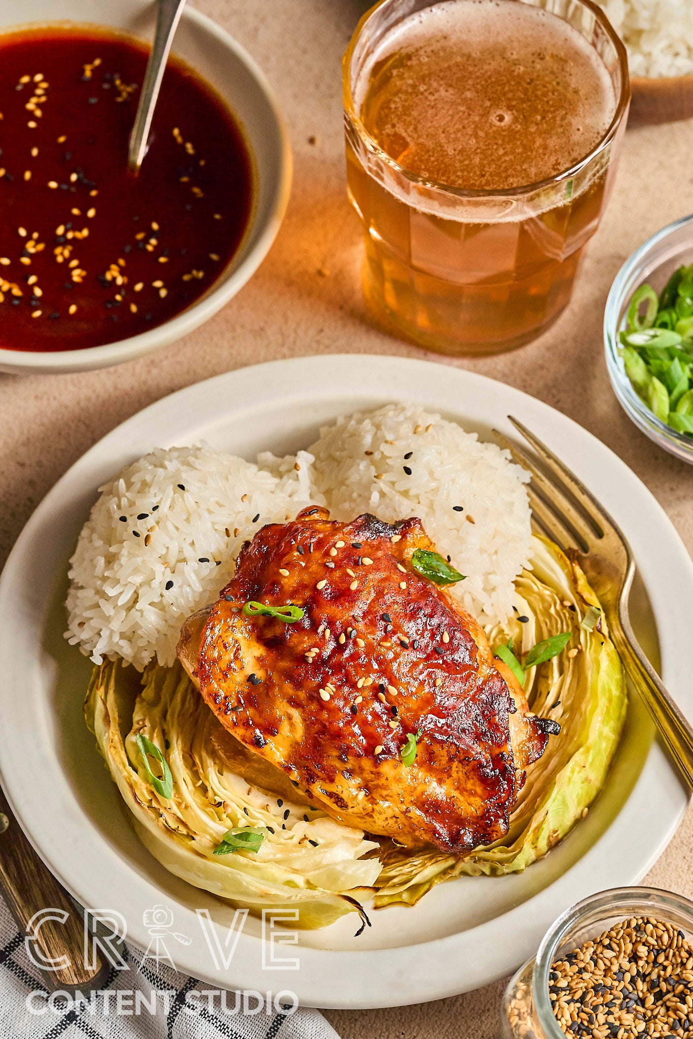 Sheet Pan Gochujang Chicken & Cabbage
