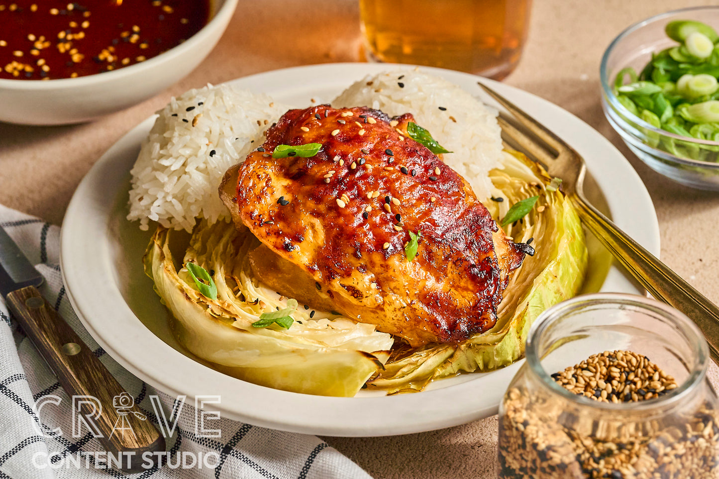 Sheet Pan Gochujang Chicken & Cabbage