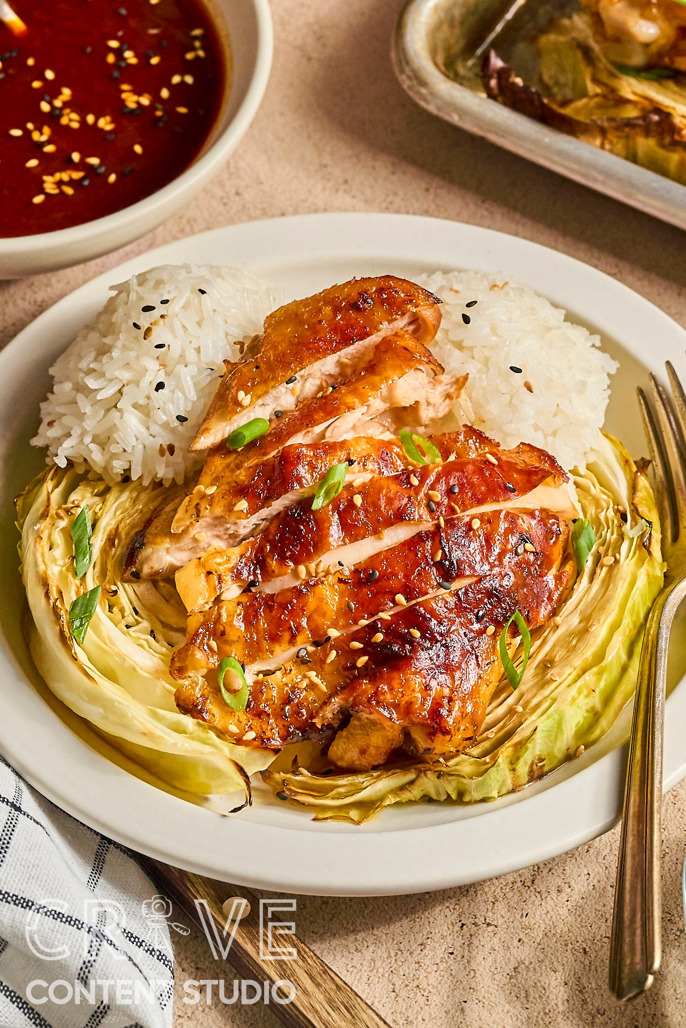 Sheet Pan Gochujang Chicken & Cabbage