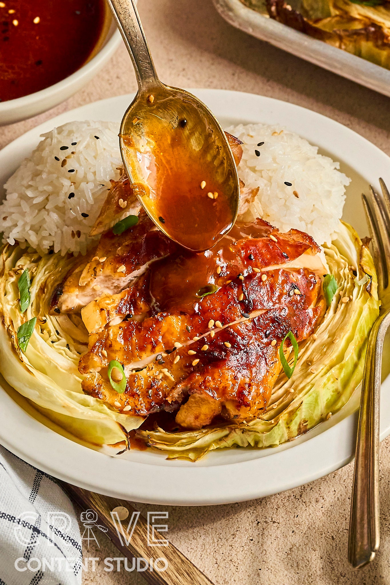 Sheet Pan Gochujang Chicken & Cabbage
