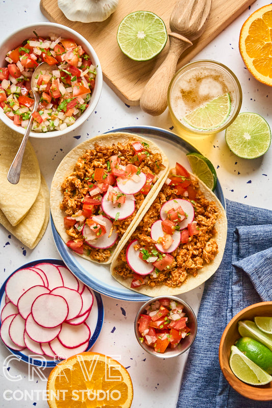 Shredded Tofu Tacos