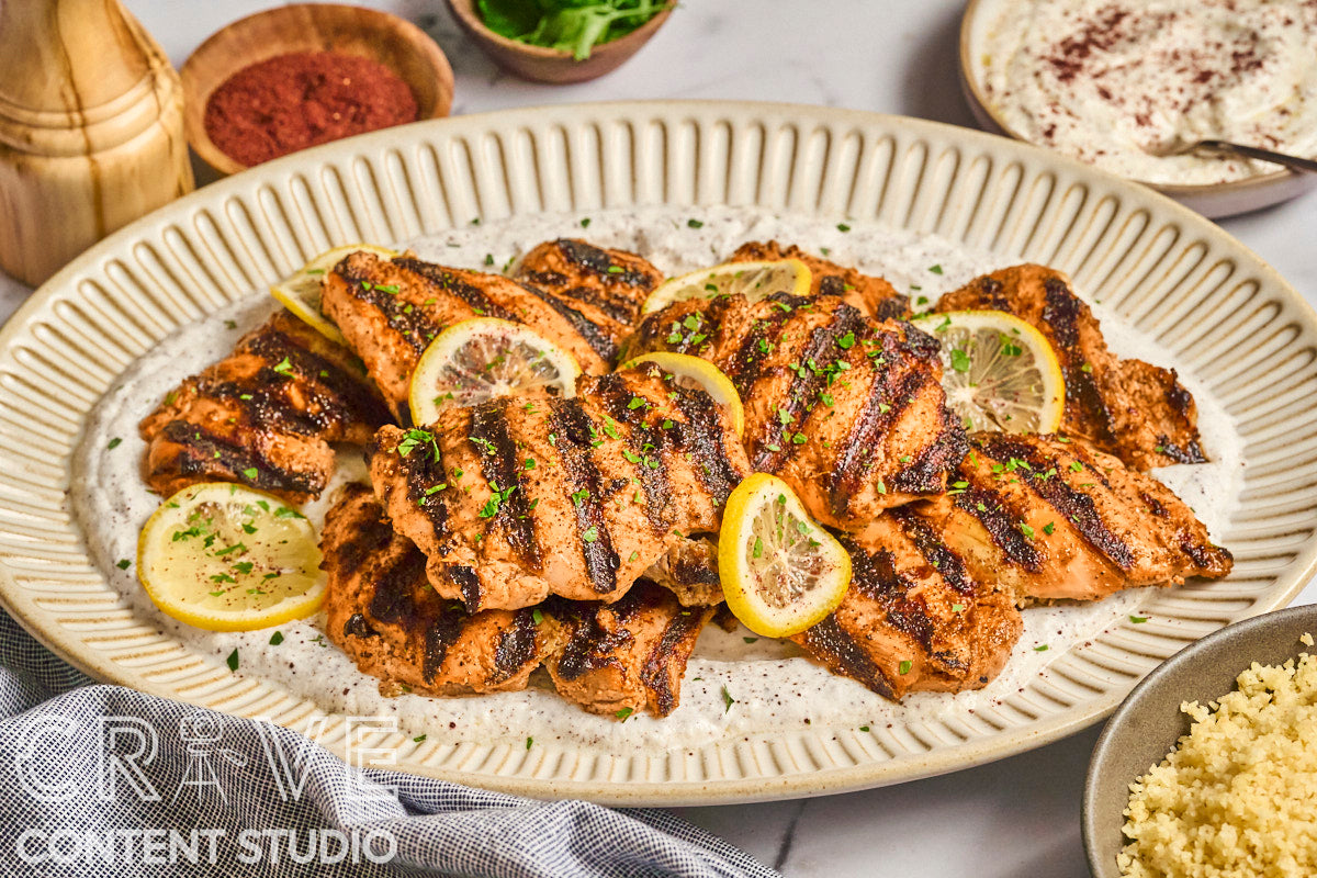 Sumac-Yogurt Marinated Chicken Thighs