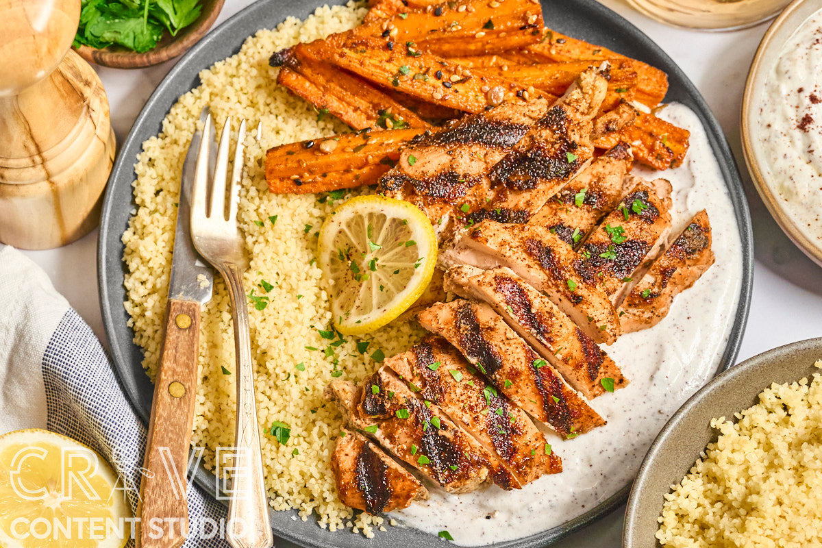 Sumac-Yogurt Marinated Chicken Thighs