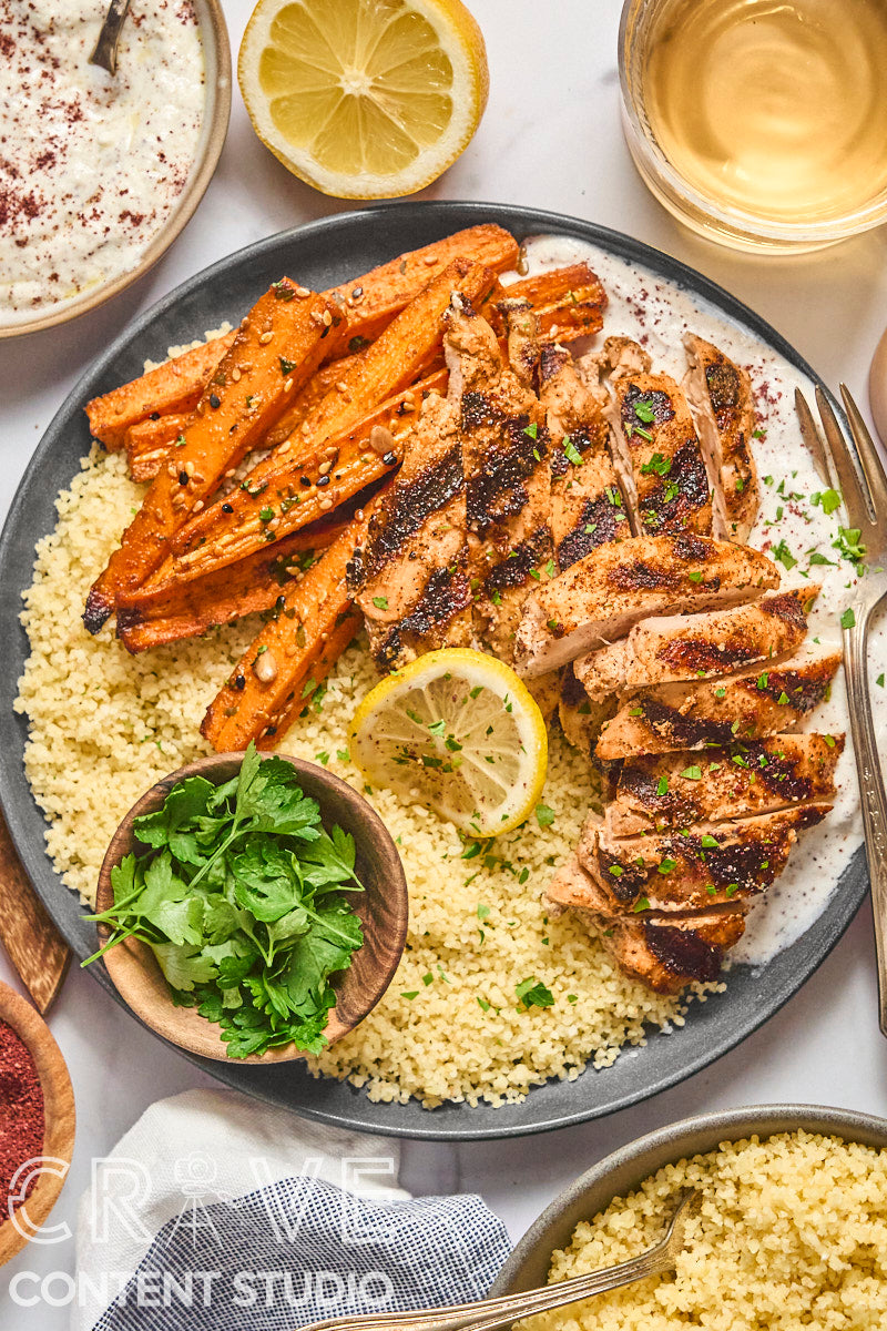 Sumac-Yogurt Marinated Chicken Thighs