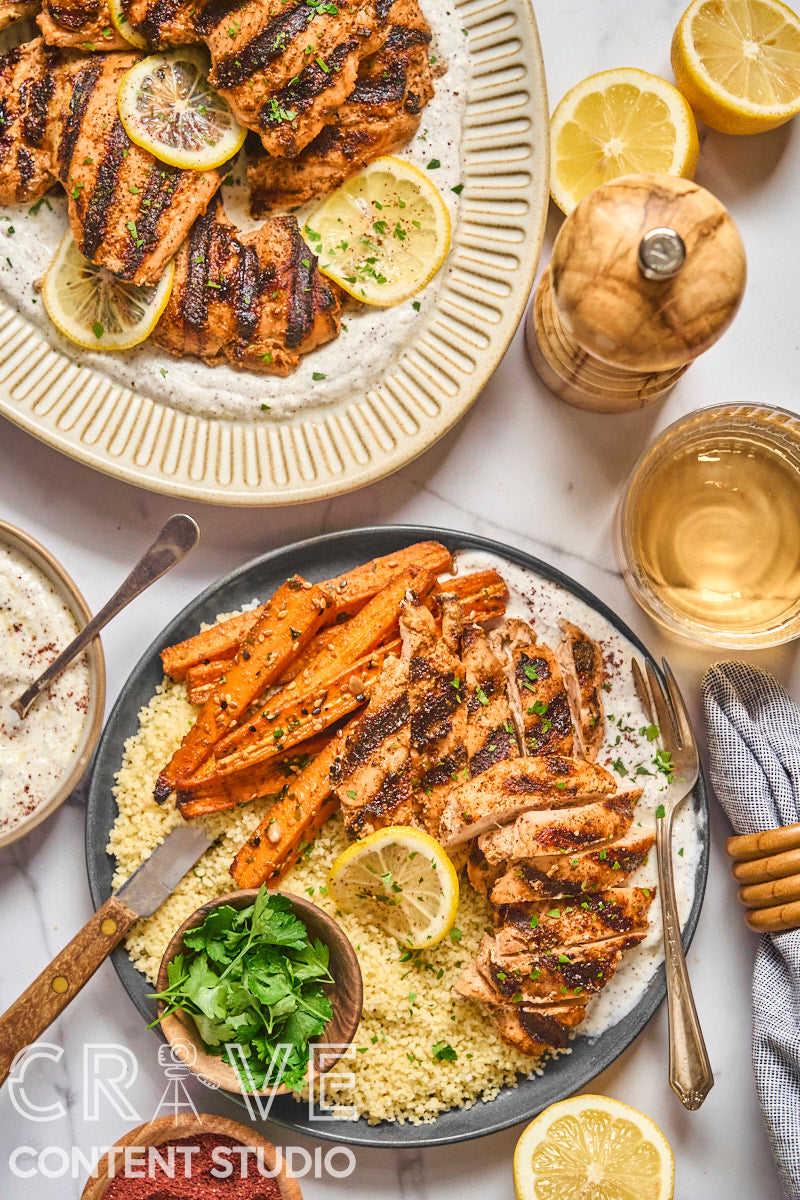 Sumac-Yogurt Marinated Chicken Thighs