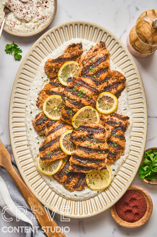 Sumac-Yogurt Marinated Chicken Thighs
