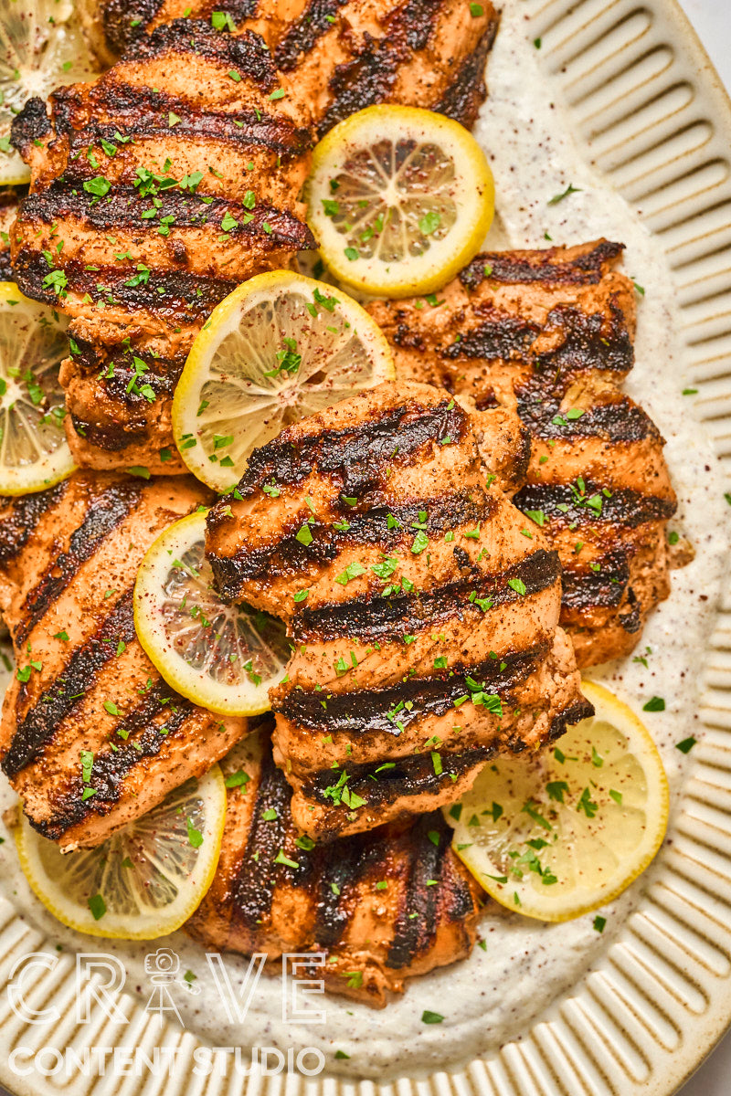 Sumac-Yogurt Marinated Chicken Thighs