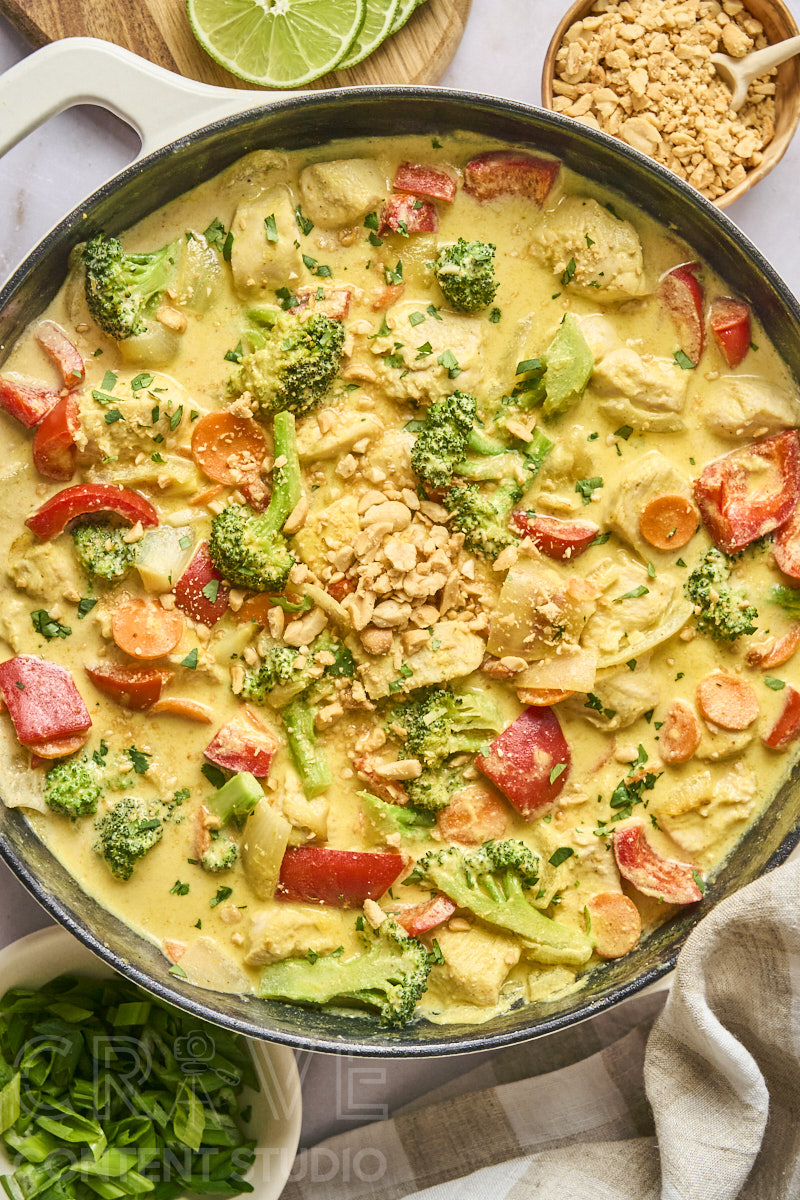 Thai-Style Yellow Curry with Chicken and Vegetables