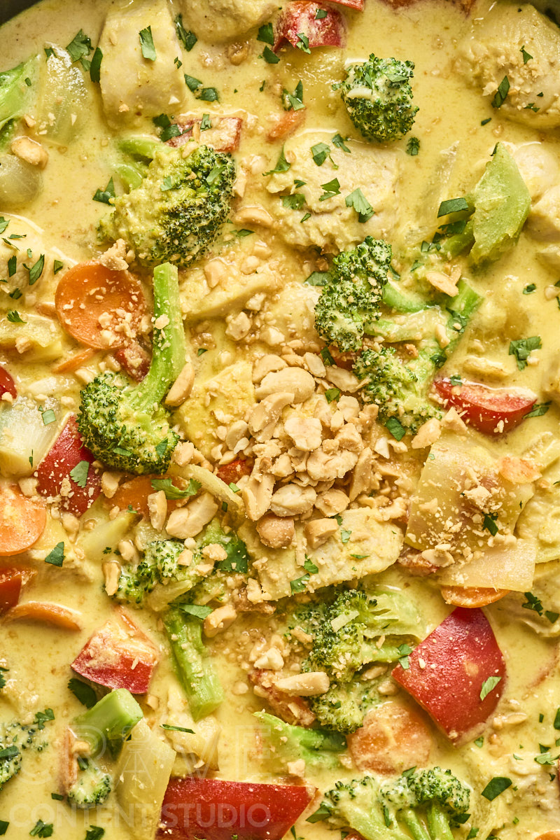 Thai-Style Yellow Curry with Chicken and Vegetables