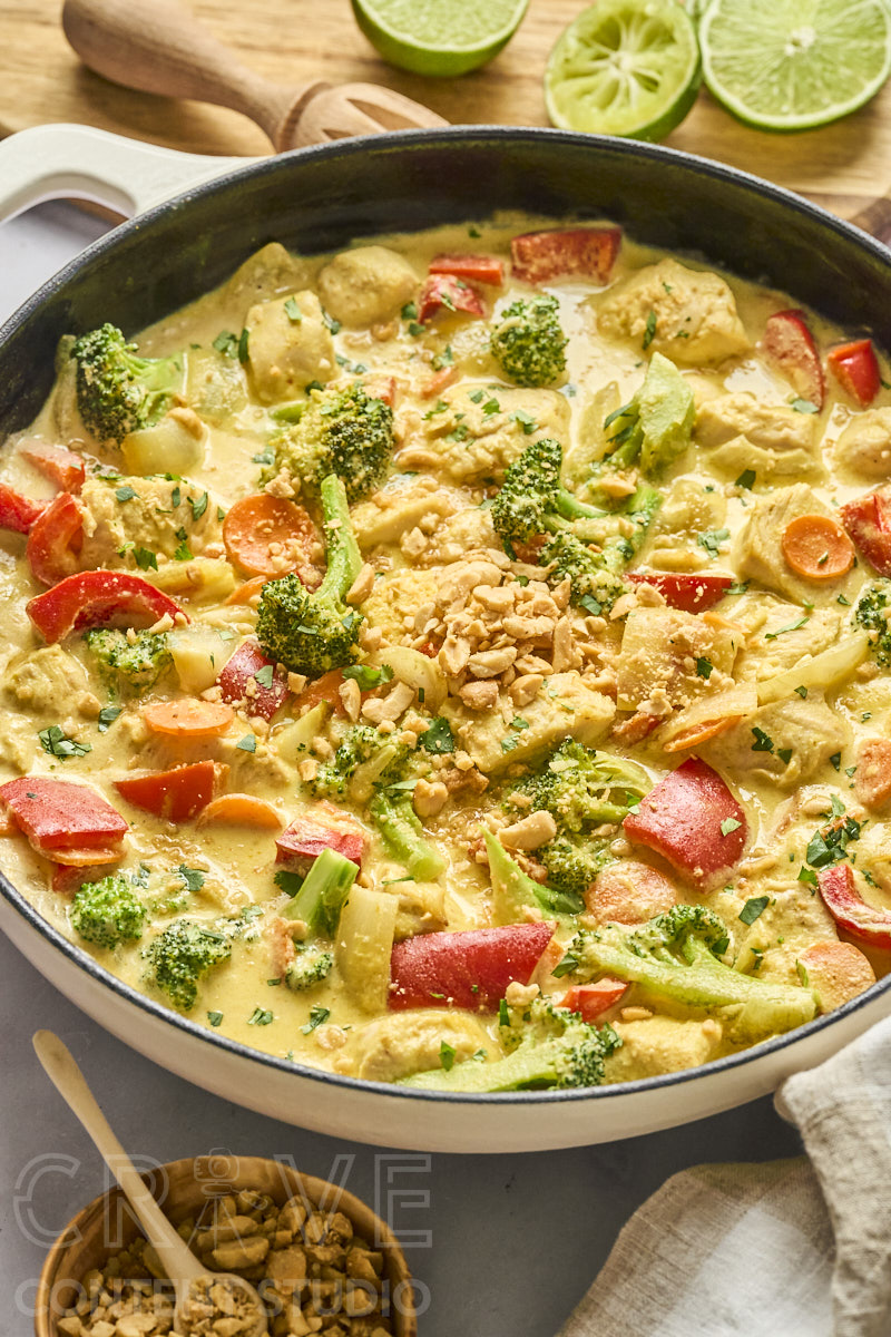 Thai-Style Yellow Curry with Chicken and Vegetables
