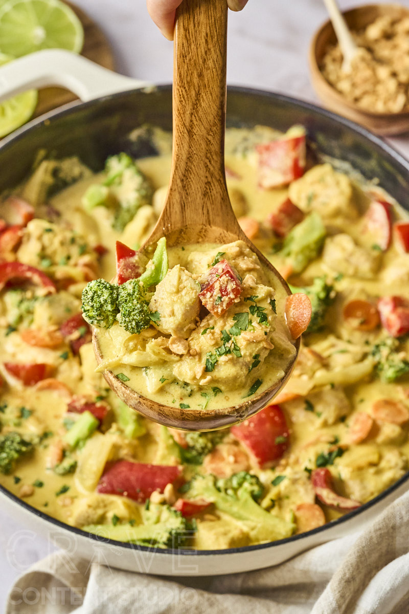 Thai-Style Yellow Curry with Chicken and Vegetables