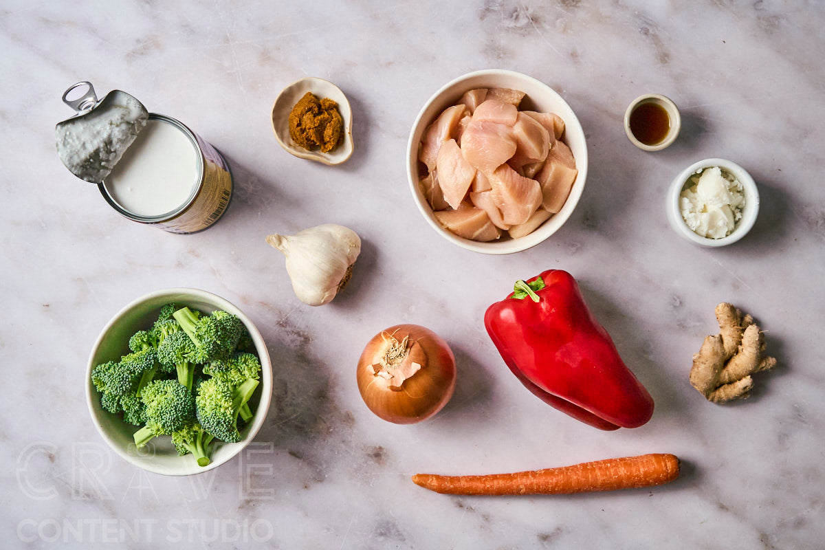 Thai-Style Yellow Curry with Chicken and Vegetables