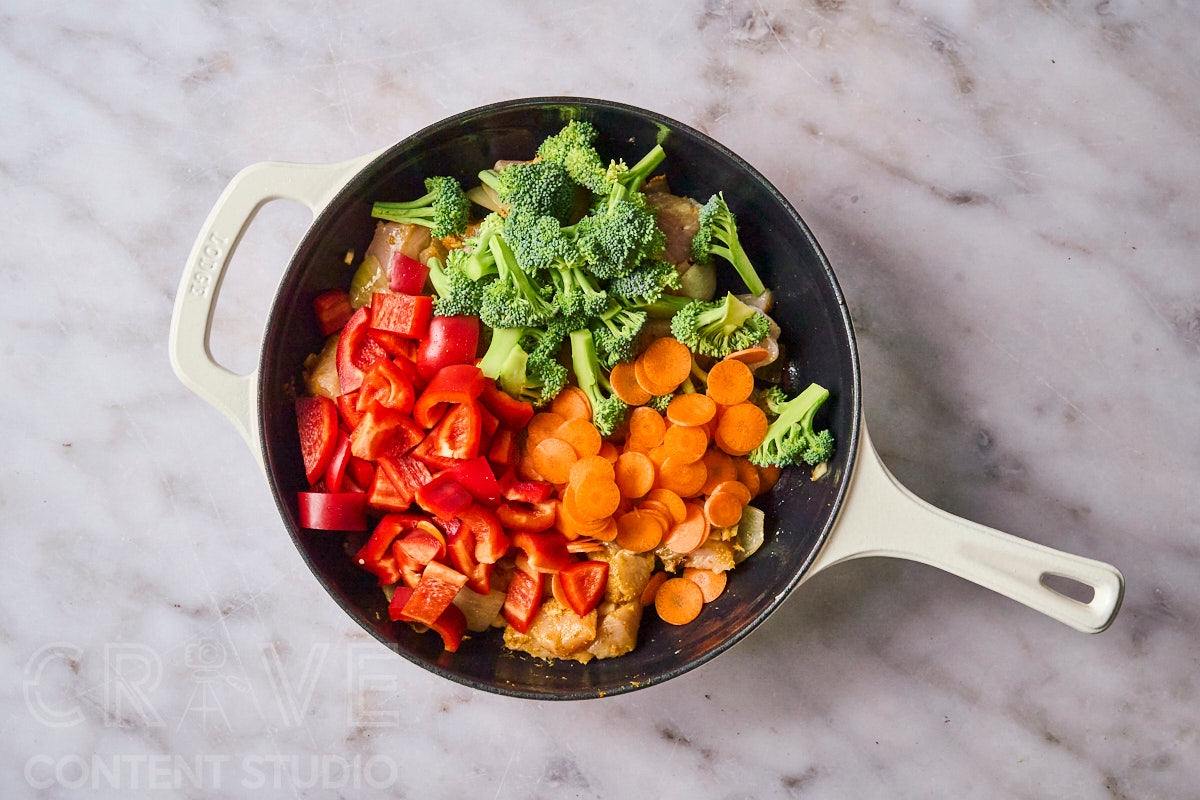 Thai-Style Yellow Curry with Chicken and Vegetables