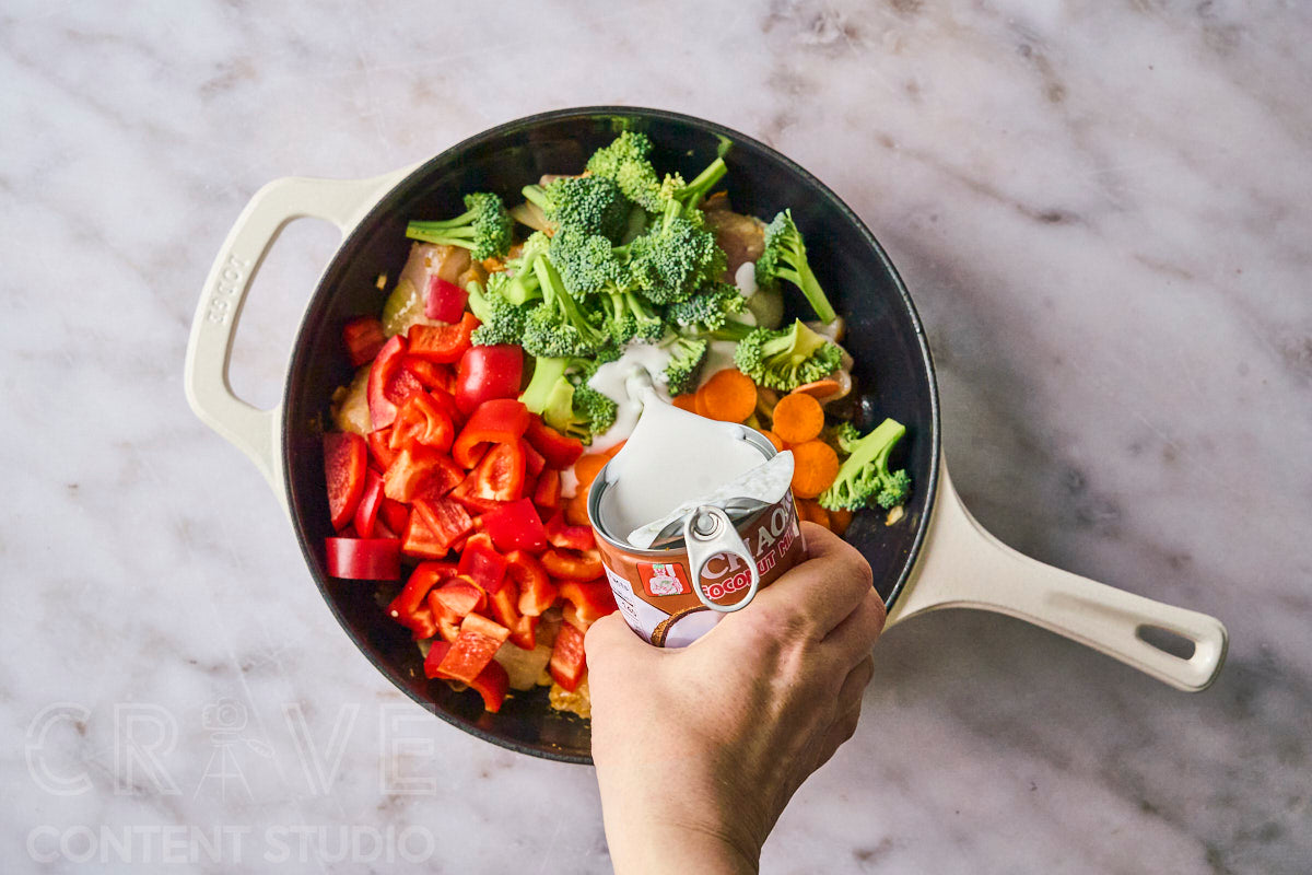 Thai-Style Yellow Curry with Chicken and Vegetables