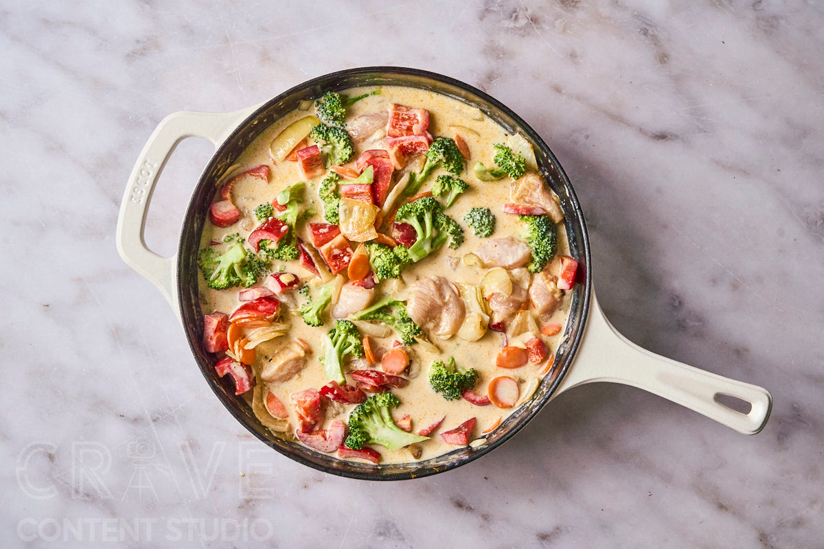 Thai-Style Yellow Curry with Chicken and Vegetables