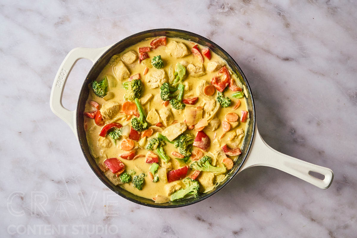 Thai-Style Yellow Curry with Chicken and Vegetables
