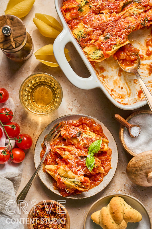 Tofu-Ricotta Stuffed Shells