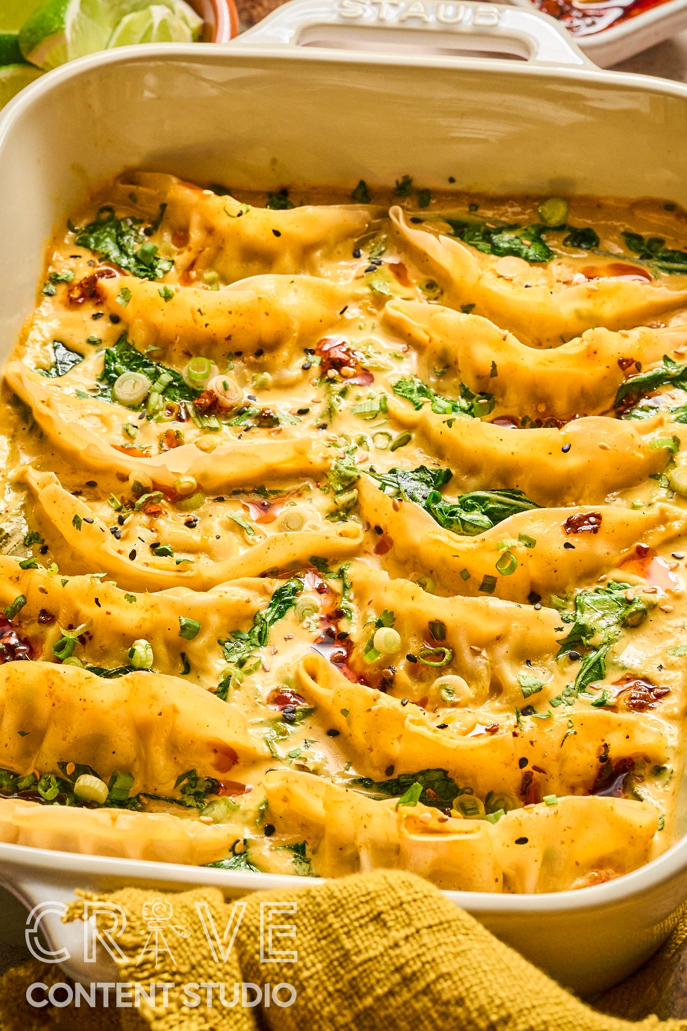 Yellow Curry Dumpling Bake