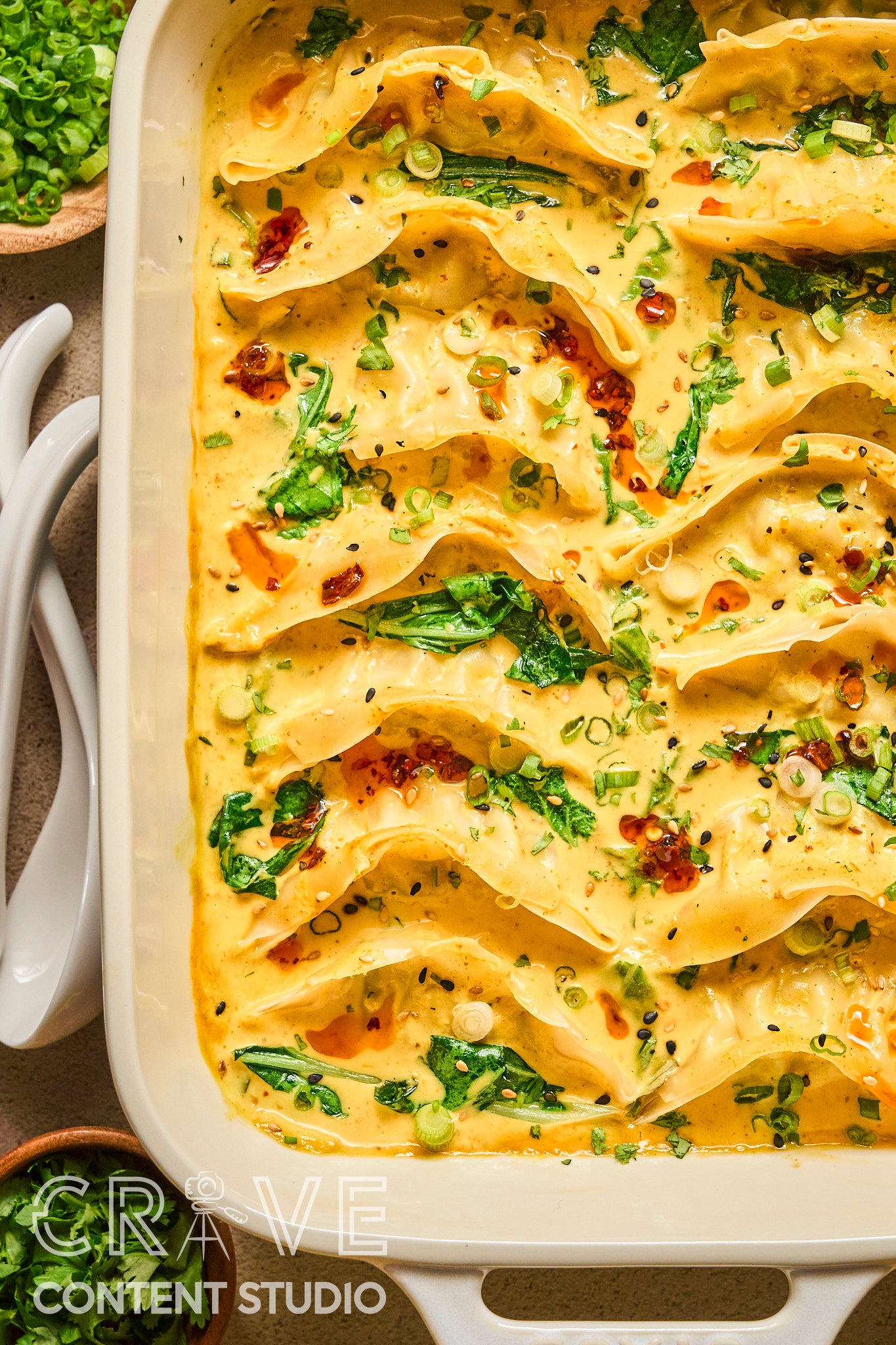 Yellow Curry Dumpling Bake