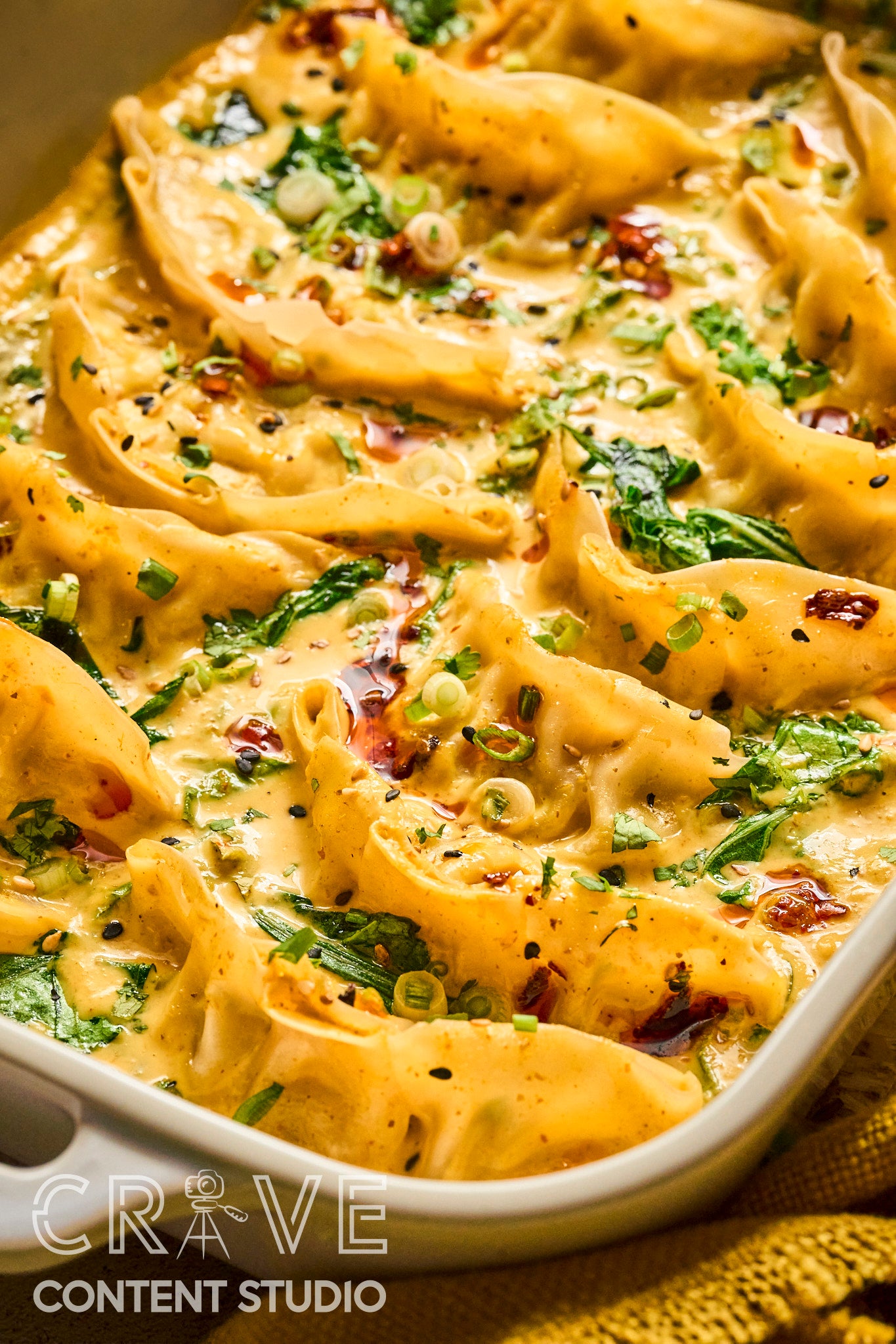 Yellow Curry Dumpling Bake